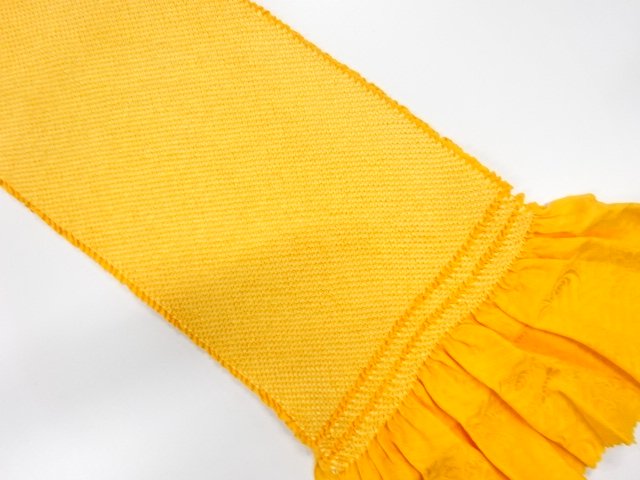 JAPANESE KIMONO / OBIAGE FOR FURISODE / SILK / SHIBORI